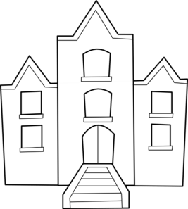 Schoolhouse Outline School House Clip Art Clip Art Library