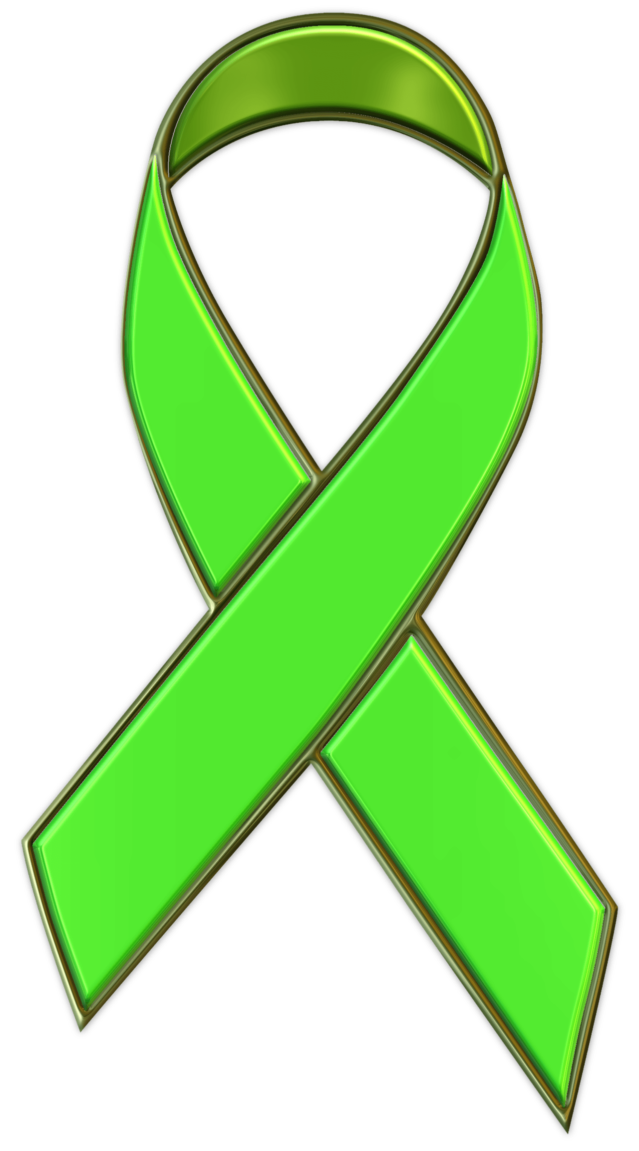 Awareness ribbon Green ribbon Liver cancer Clip art ribbon png