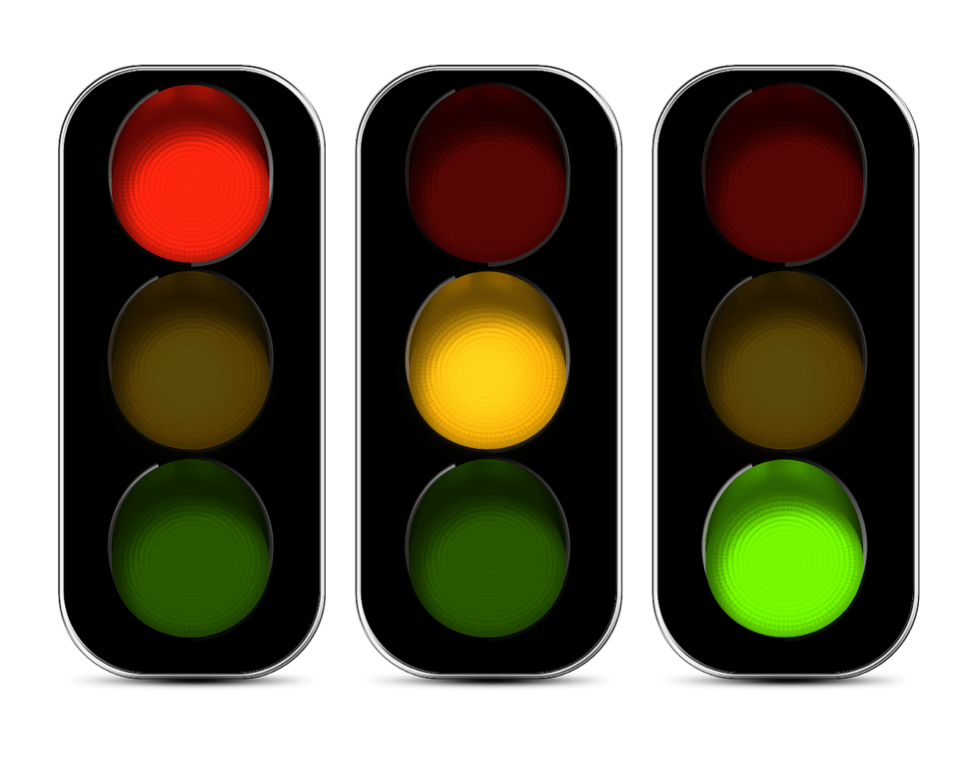status report traffic light Clip Art Library