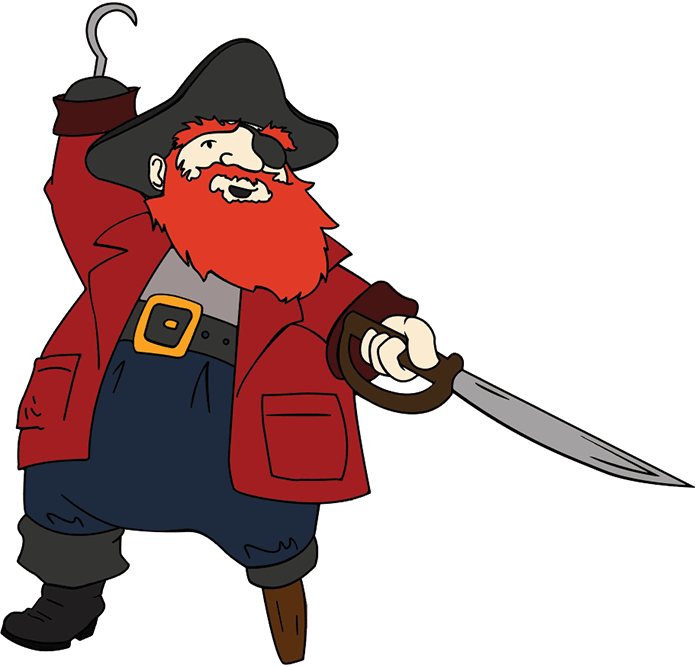 one leg pirate gif Clip Art Library