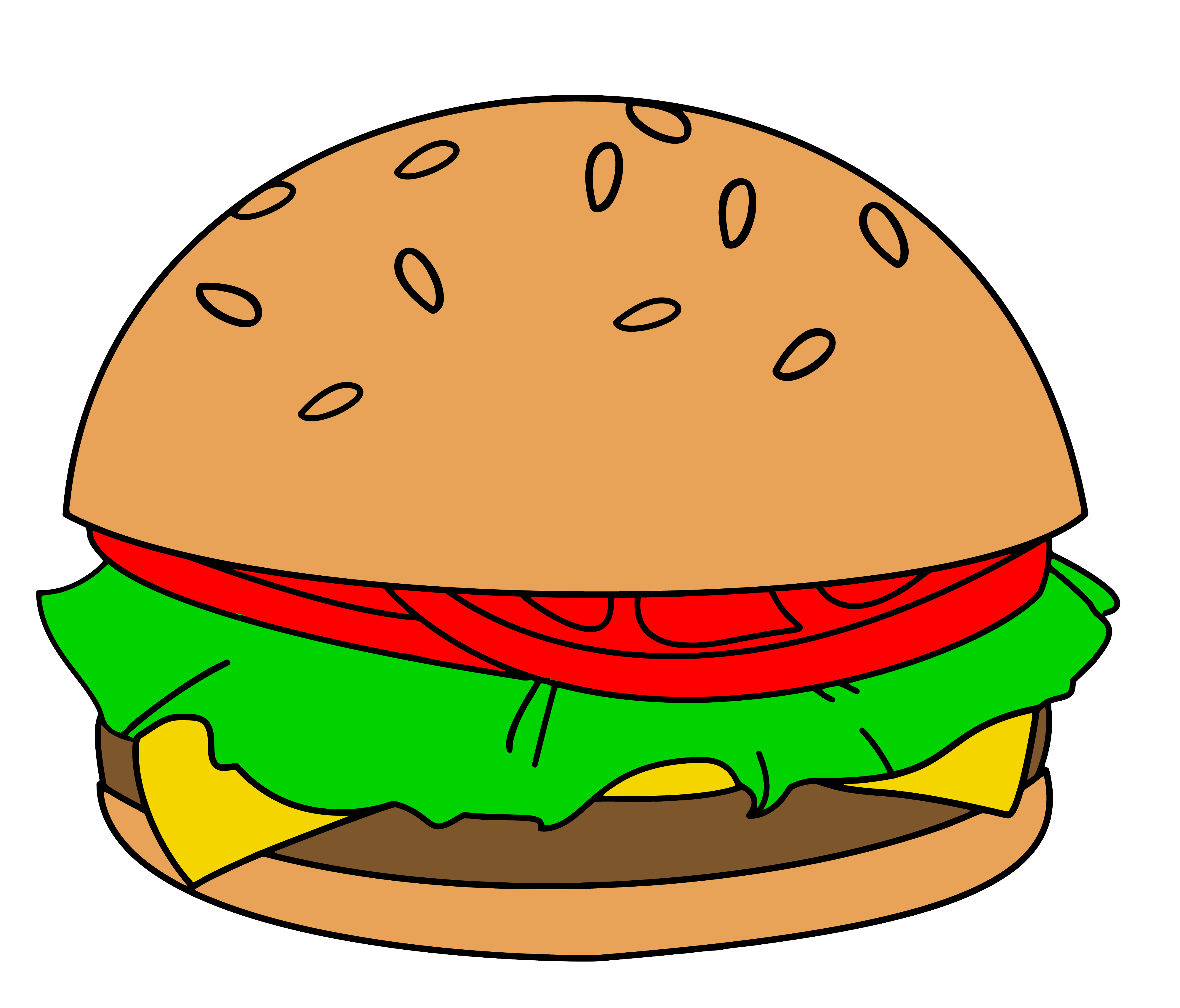 Free Veggie Burger Cliparts, Download Free Veggie Burger Cliparts png