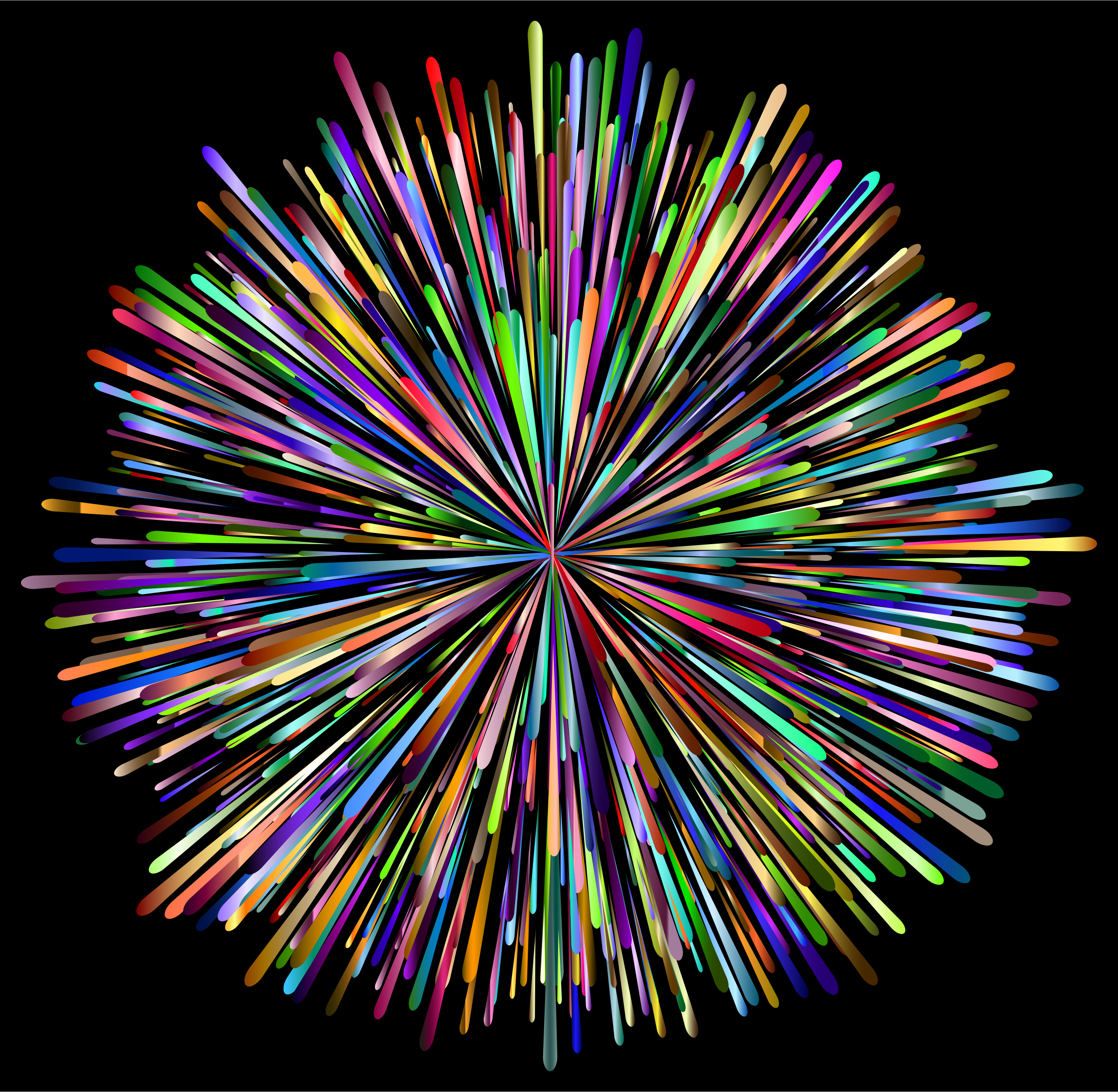 rainbow fireworks Clip Art Library