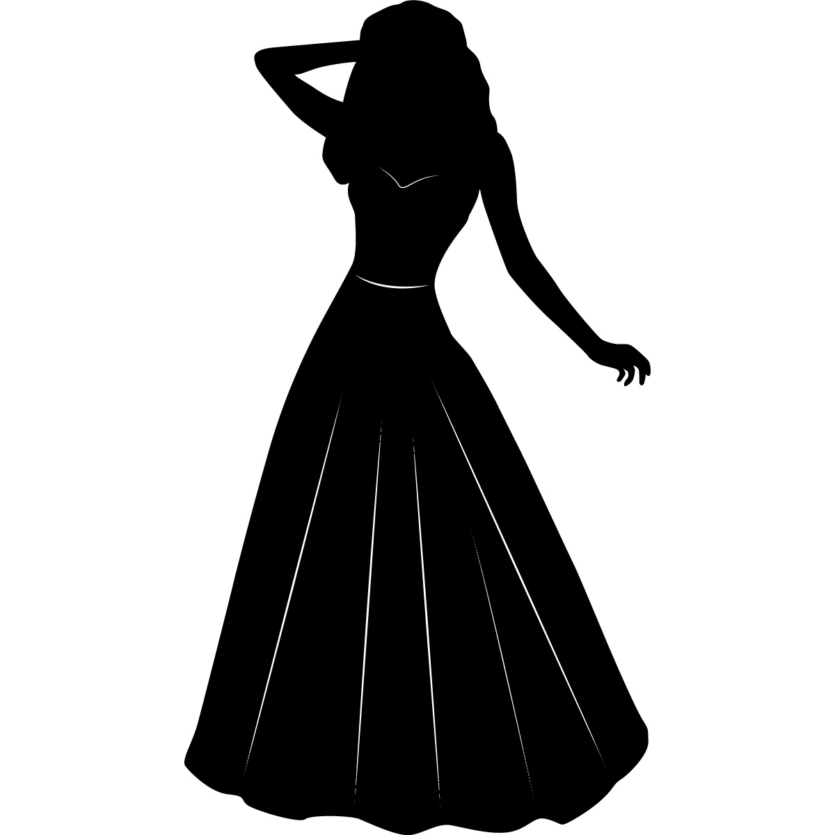 Women Dress Silhouette Clip Art Fashion dresses