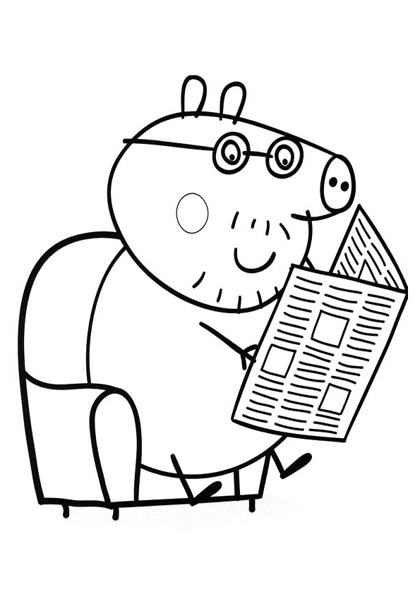 Pig Ear Coloring Pages