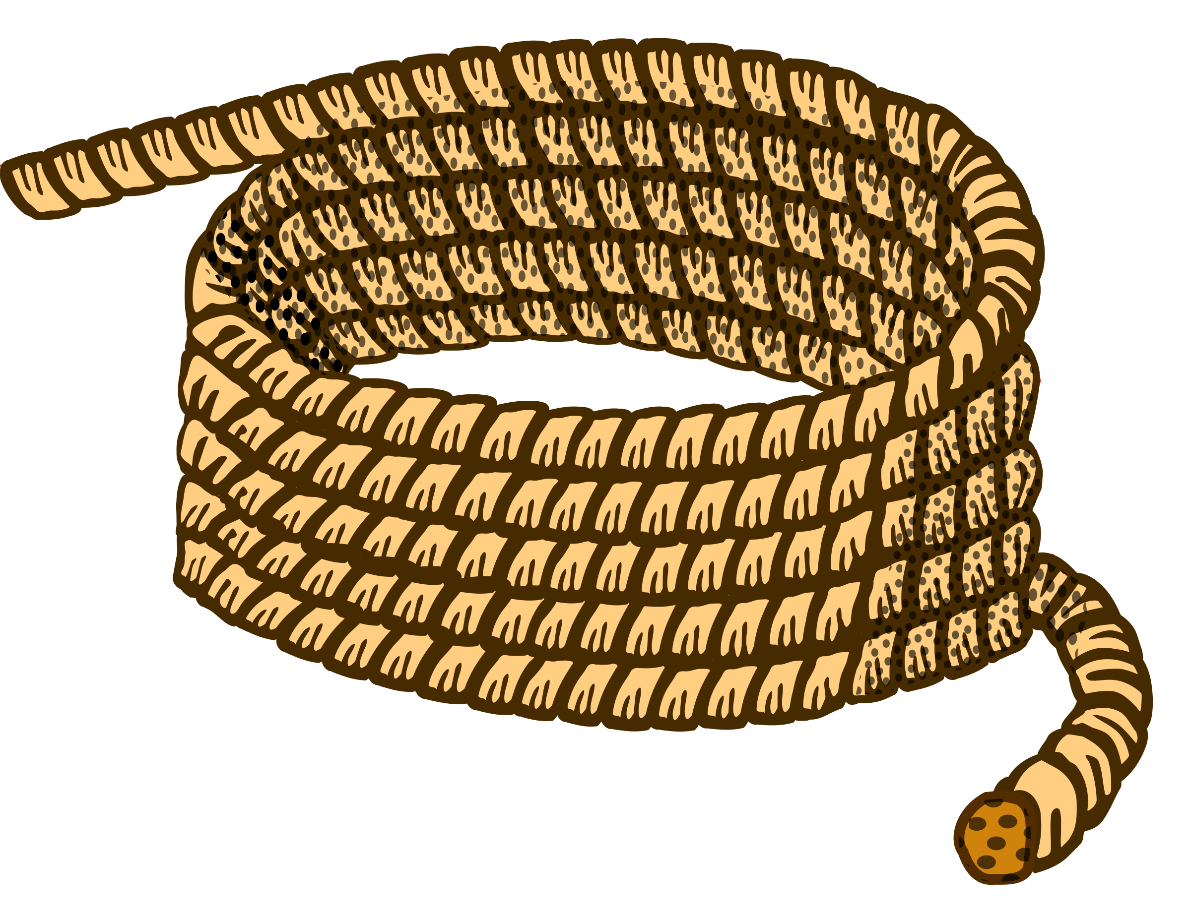 Straight Rope Cliparts for Nautical and Adventure Designs