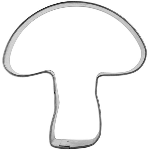 Sliced mushroom clip art