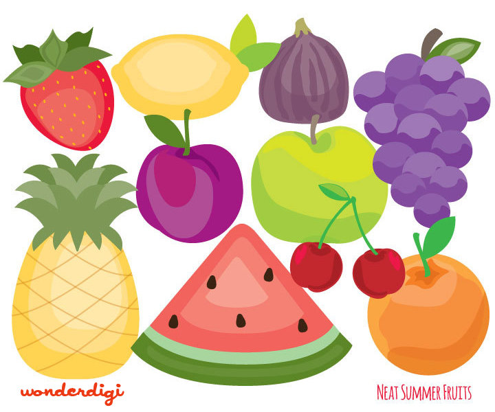 summer fruits clip art Clip Art Library