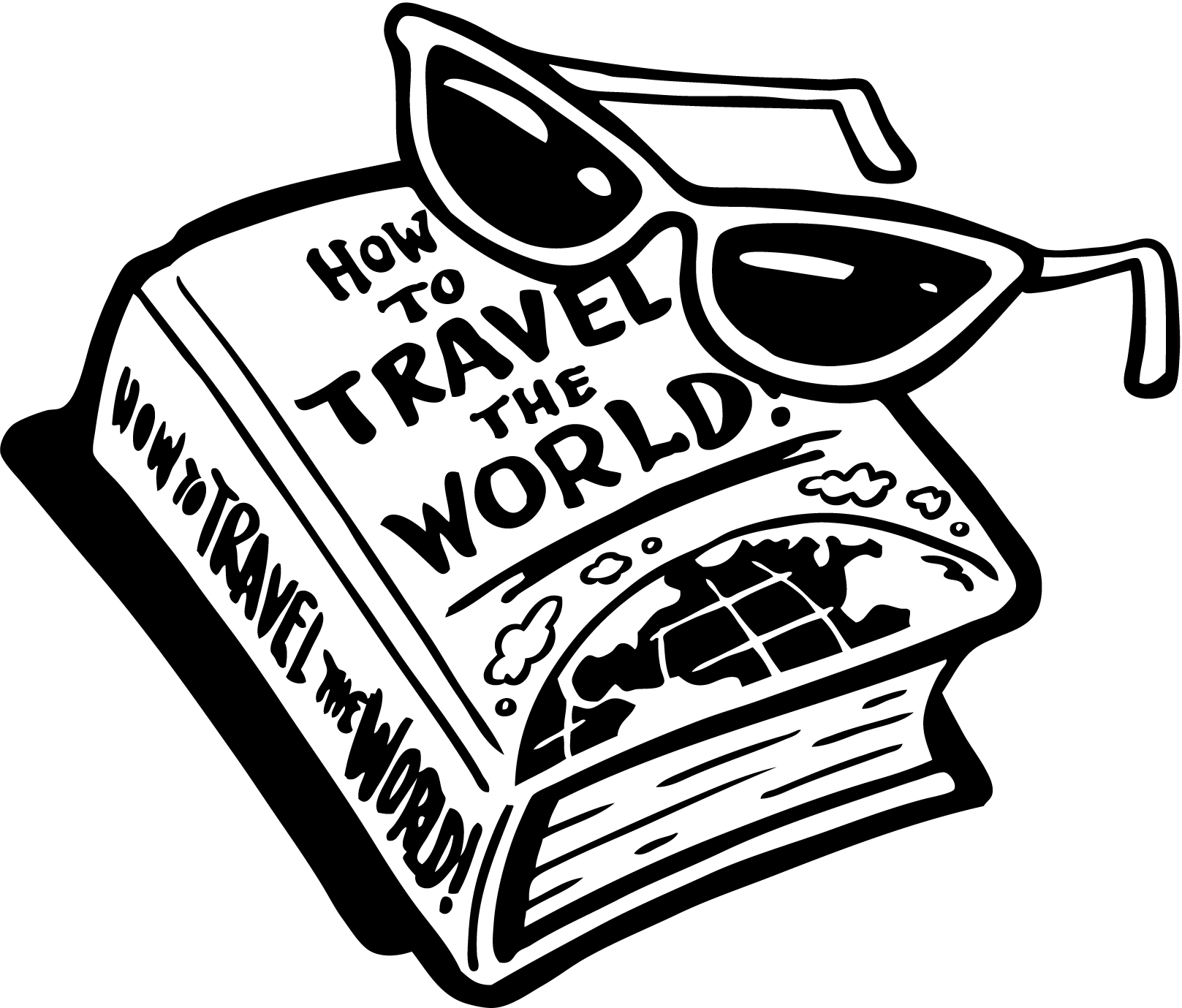 Free Travel Clipart Black And White, Download Free Travel Clipart Black And White png images