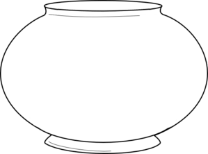 clipart fish bowl template #2725309