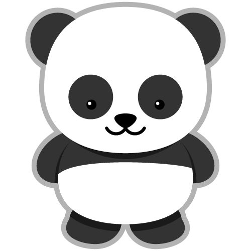 Free Simple Panda Cliparts, Download Free Simple Panda Cliparts png