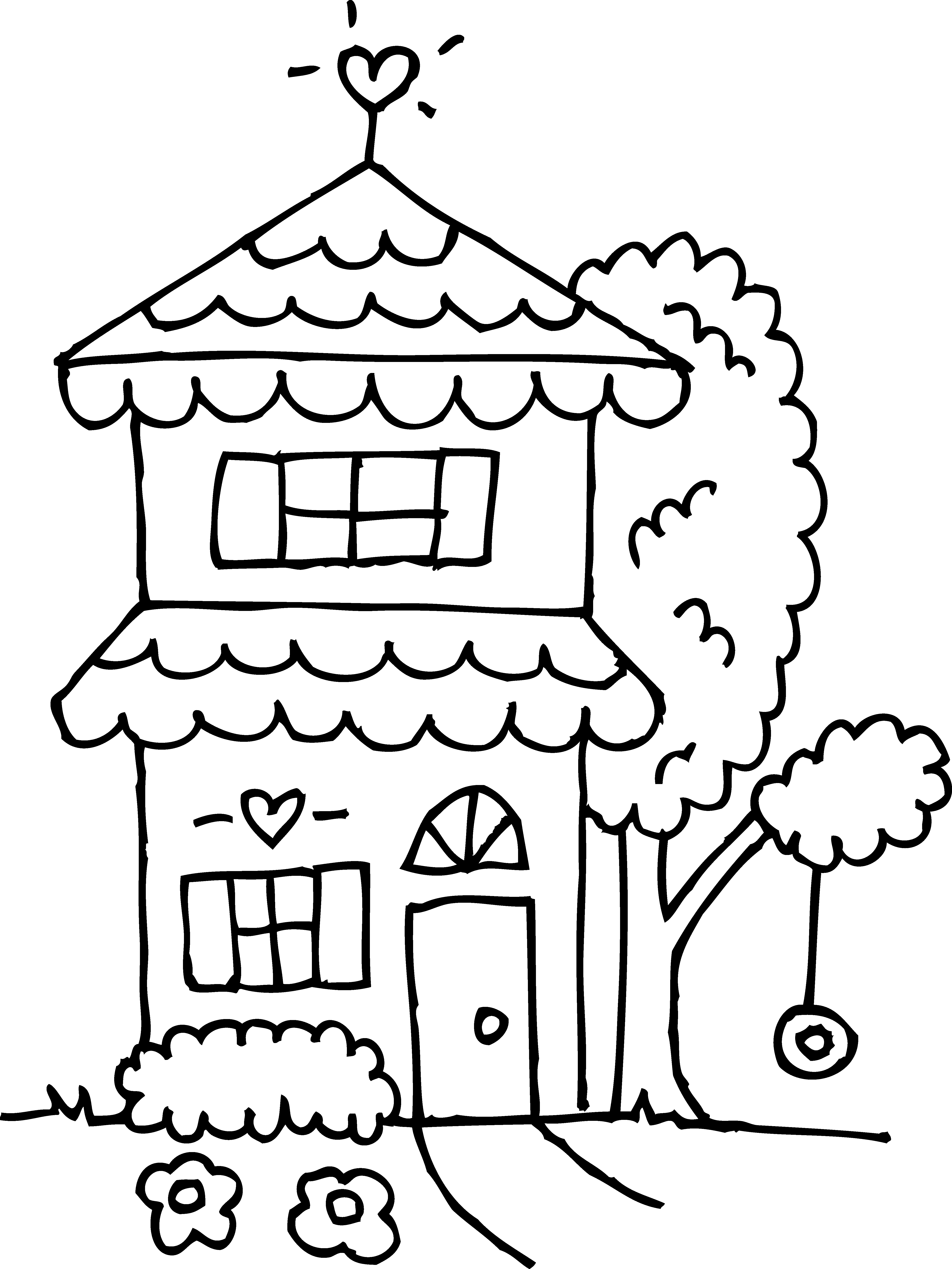 Free House Line Cliparts, Download Free House Line Cliparts png images