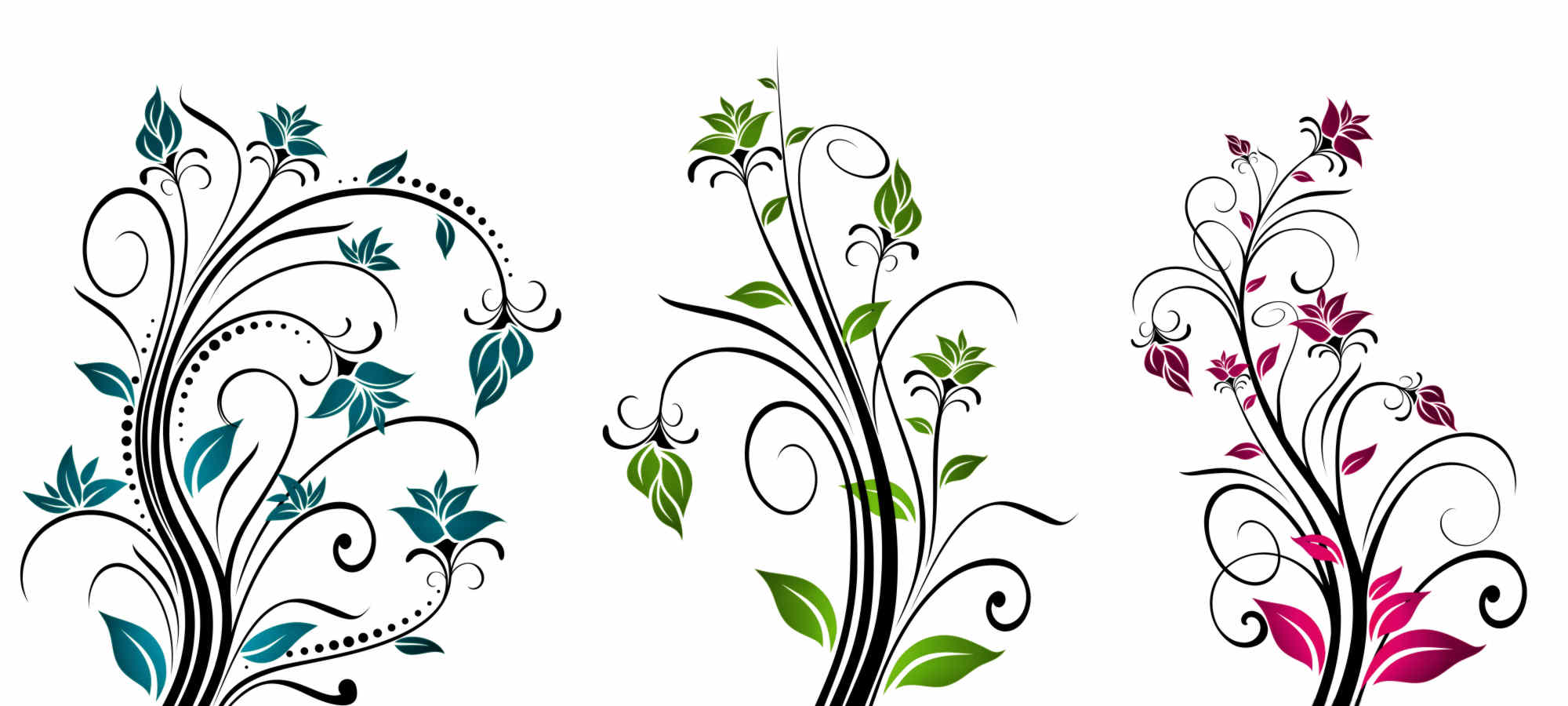 Free Floral Line Cliparts, Download Free Floral Line Cliparts png images, Free ClipArts on