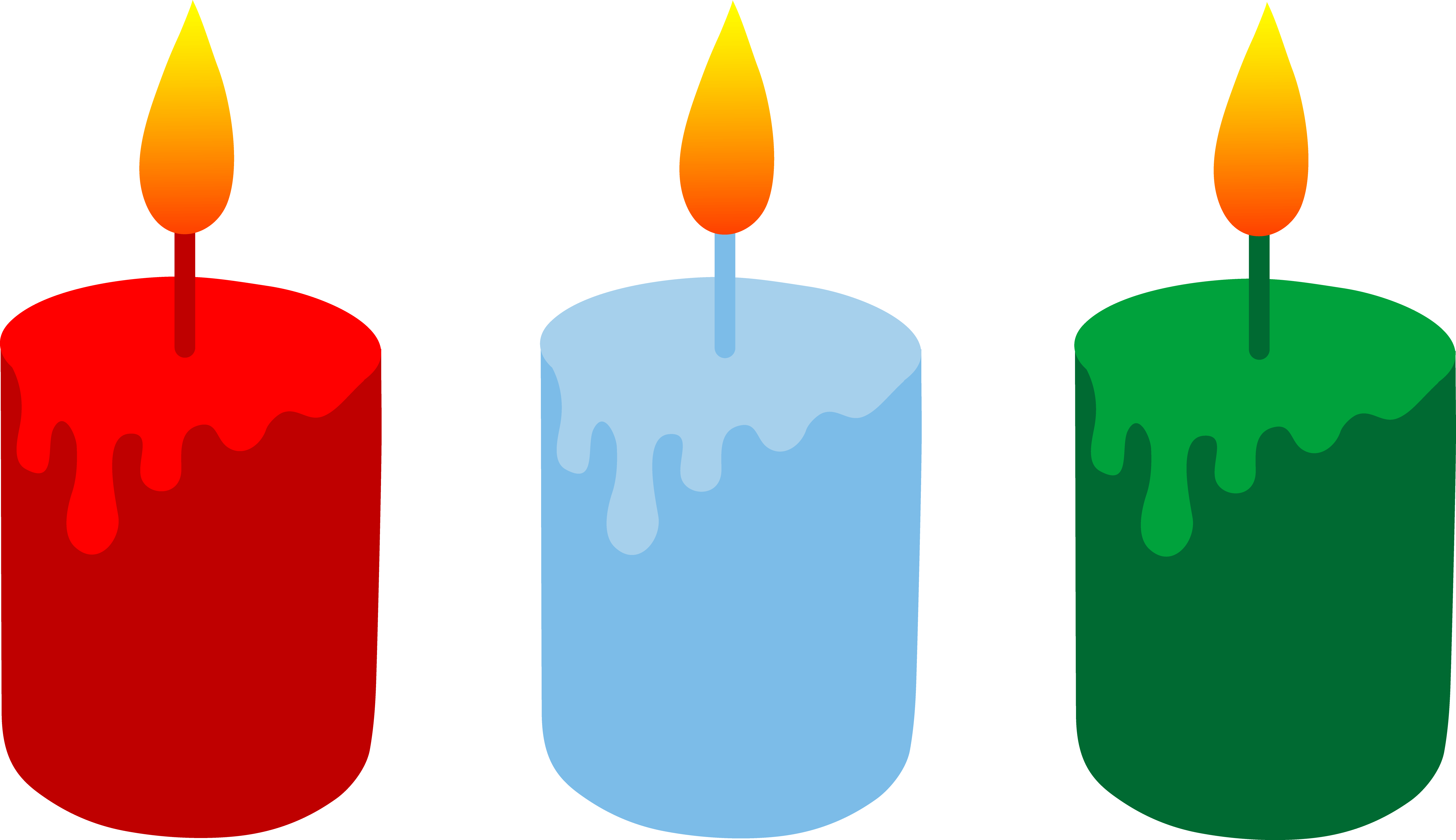 Cute and Quirky Cartoon Candle Cliparts for Your Design Projects