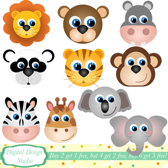Free Animal Faces Cliparts, Download Free Animal Faces Cliparts png
