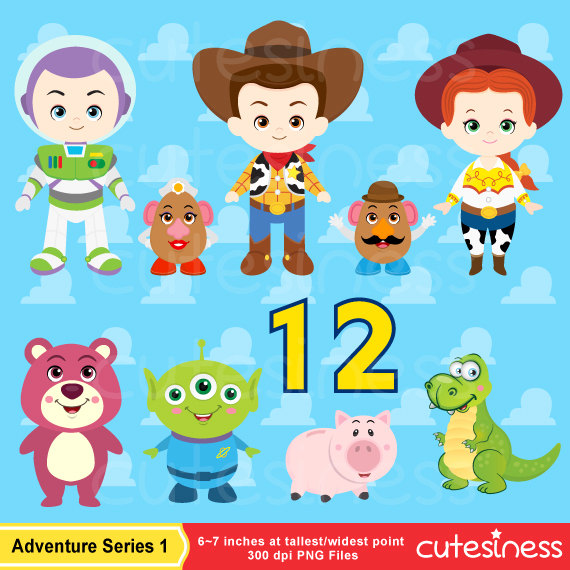 Toy Story Characters Clipart