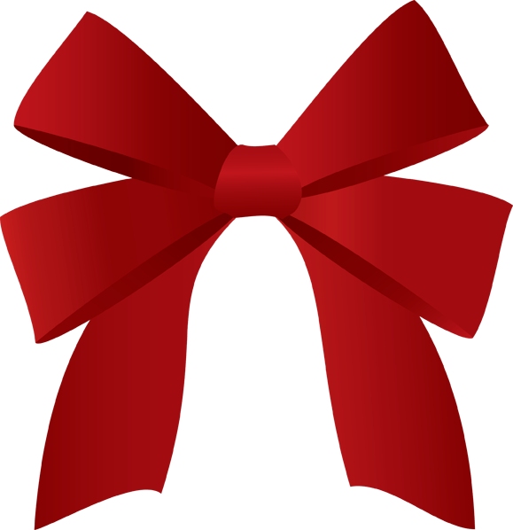 red clipart christmas bow Clip Art Library
