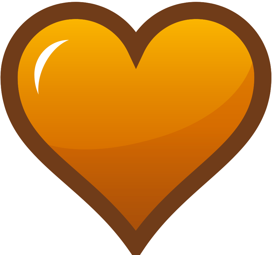 Free Brown Heart Cliparts, Download Free Brown Heart Cliparts png