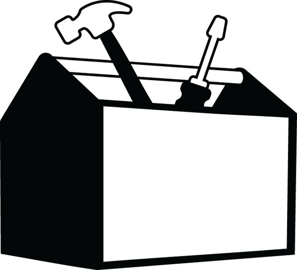 Free Toolbox Clipart Black And White, Download Free Toolbox Clipart