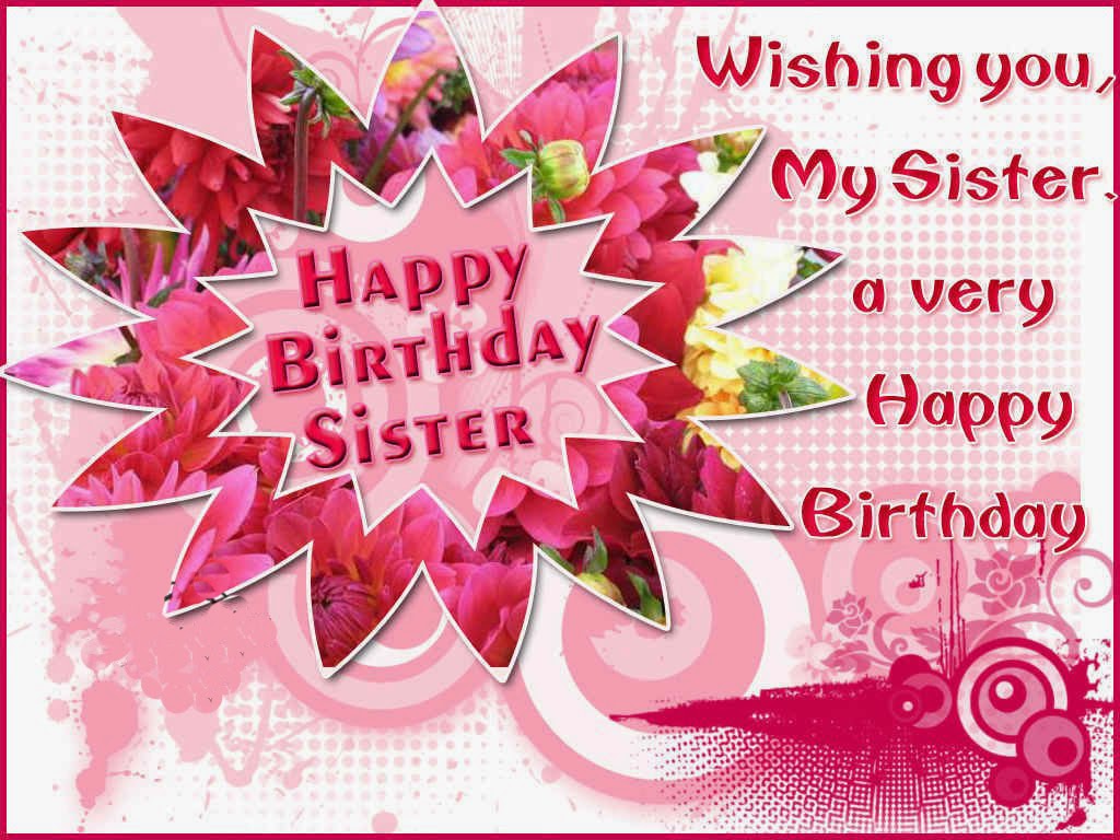 For Sisters Happy Birthday Religious Clipart