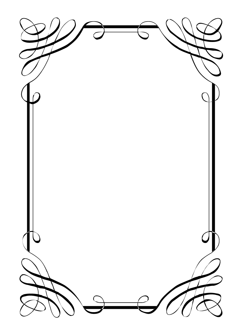 Free Black Border Cliparts, Download Free Black Border Cliparts png
