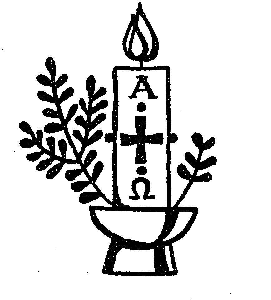 Paschal Candle Coloring Page Coloring Pages