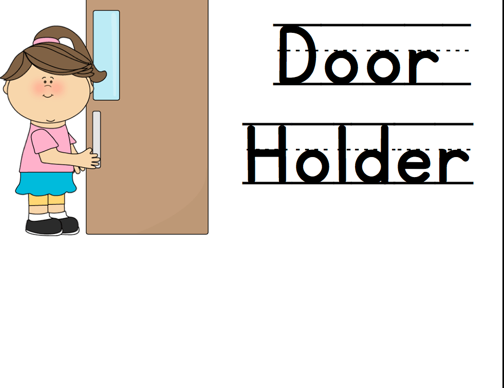 Preschool Door Holder