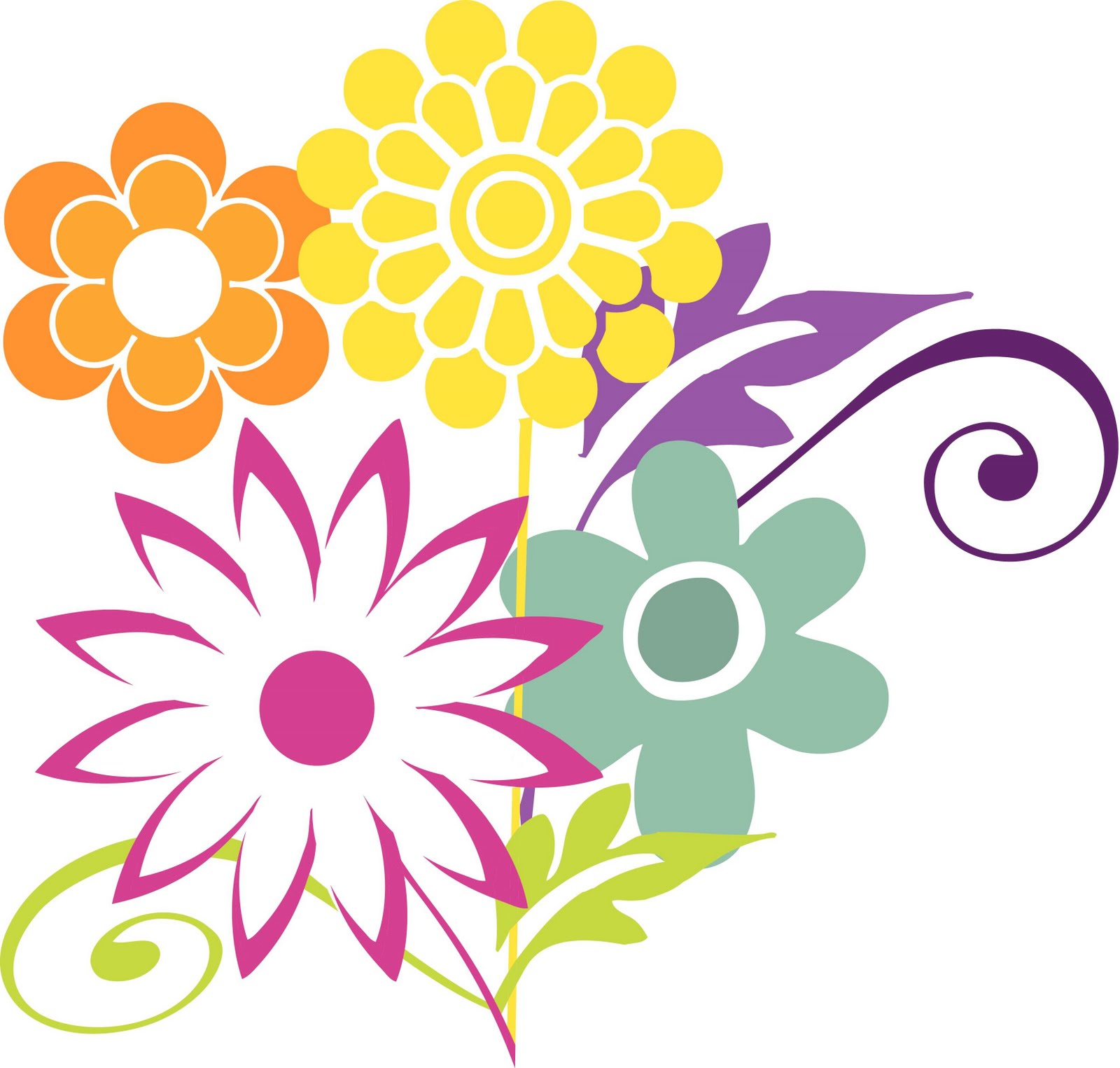 Free April Flowers Cliparts, Download Free April Flowers Cliparts png