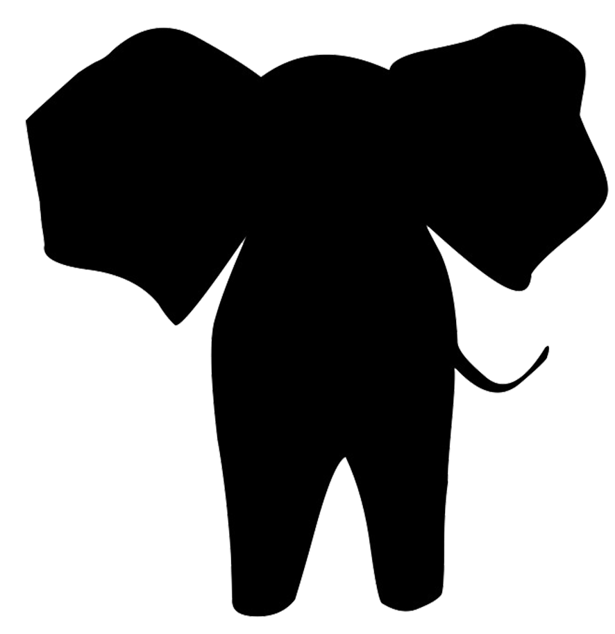Free Elephant Silhouettes Cliparts, Download Free Elephant Silhouettes