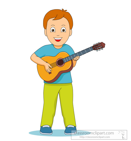 playing the guitar clip art Clip Art Library
