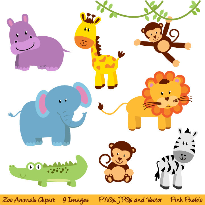 zoo animal png cartoon Clip Art Library