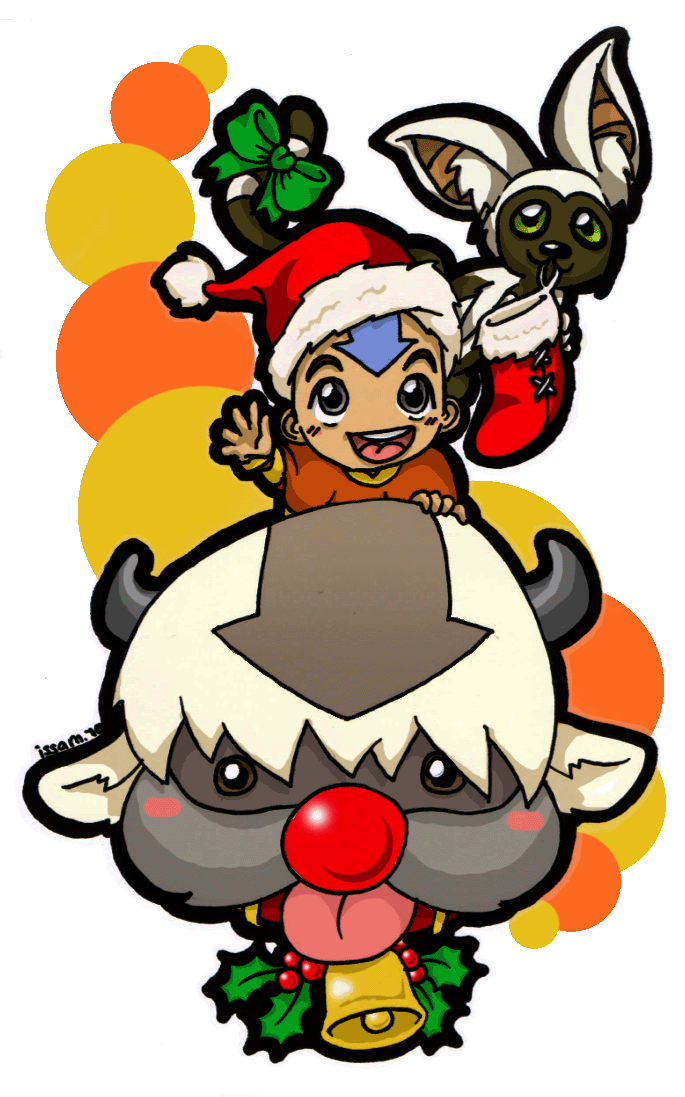 Avatar Christmas Cliparts Festive Images of Avatar Characters