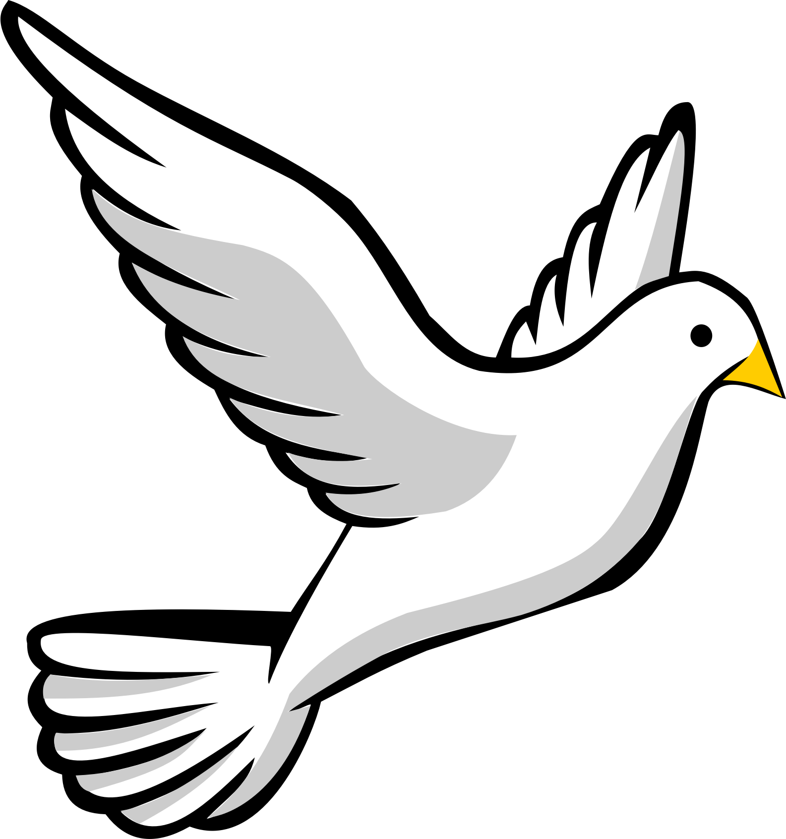 Free Black Dove Cliparts, Download Free Black Dove Cliparts png images
