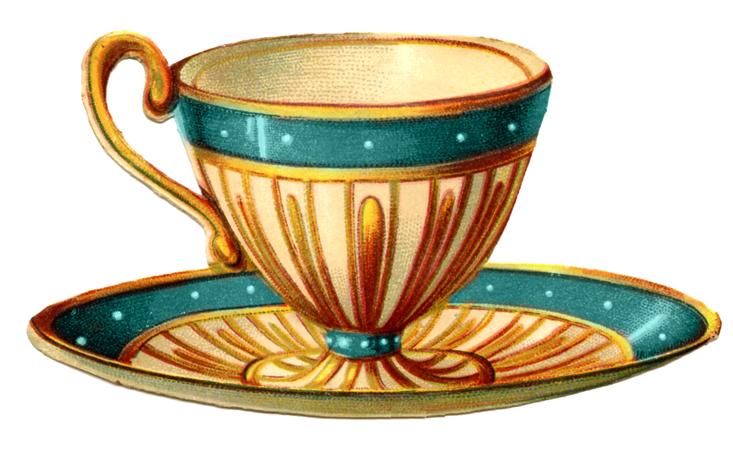 clip art vintage tea cup Clip Art Library