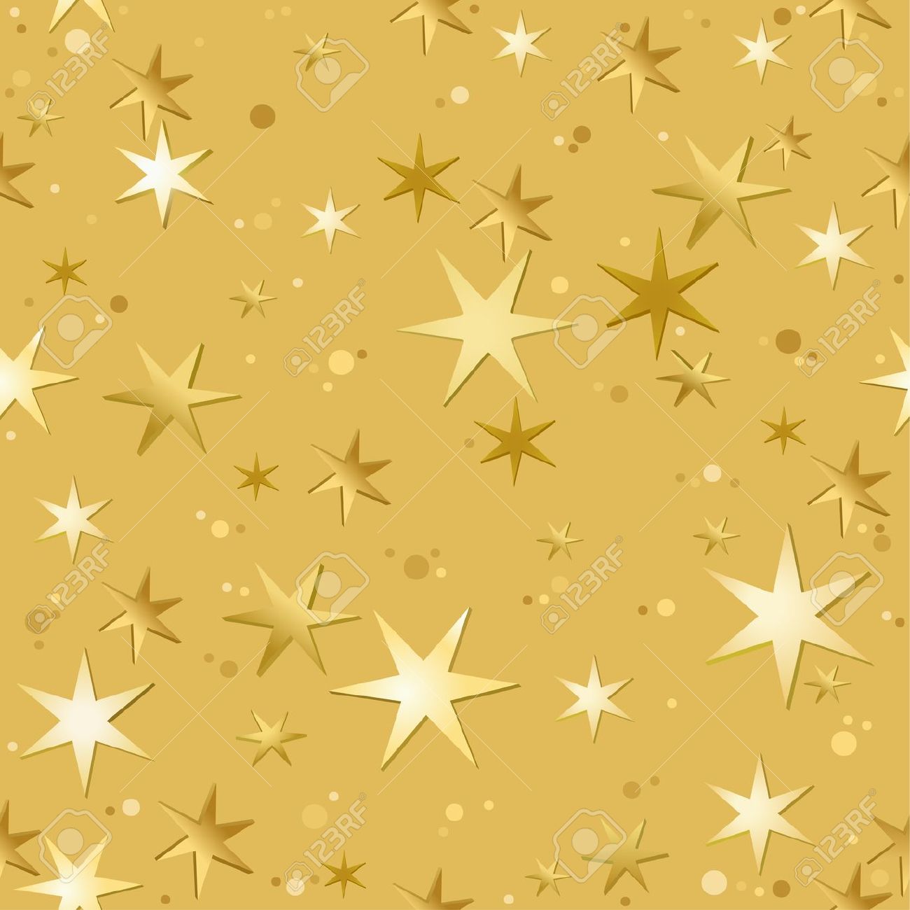 Gold star wallpaper hetysilicon