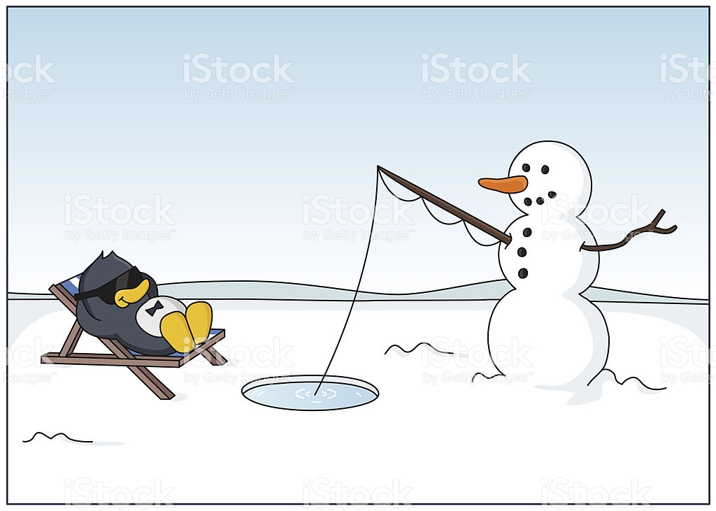 Ice Fishing Clip Art