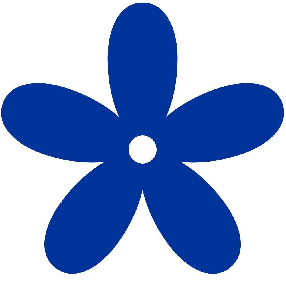 Free Blue Flower Cliparts, Download Free Blue Flower Cliparts png