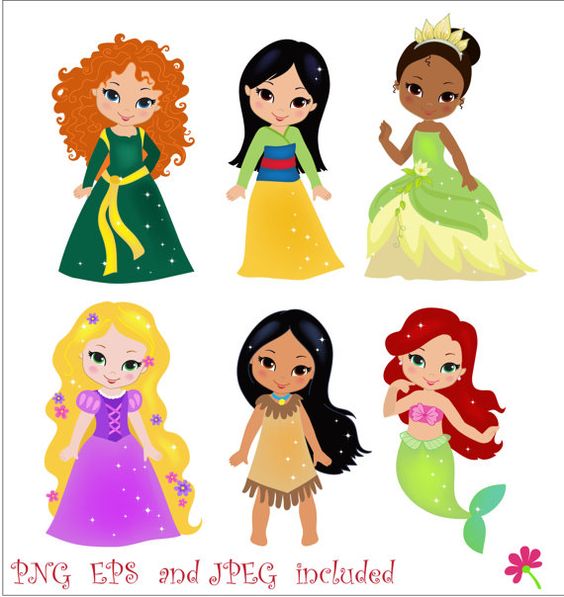 Clip Art Pictures, Princess 03 Digital Clipart / Princess Clip Art