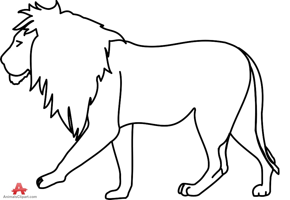 Free Lion Outline Cliparts, Download Free Lion Outline Cliparts png