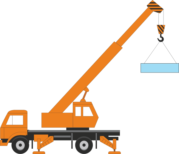 Crane Truck Cliparts A Collection of Illustrations for Construction