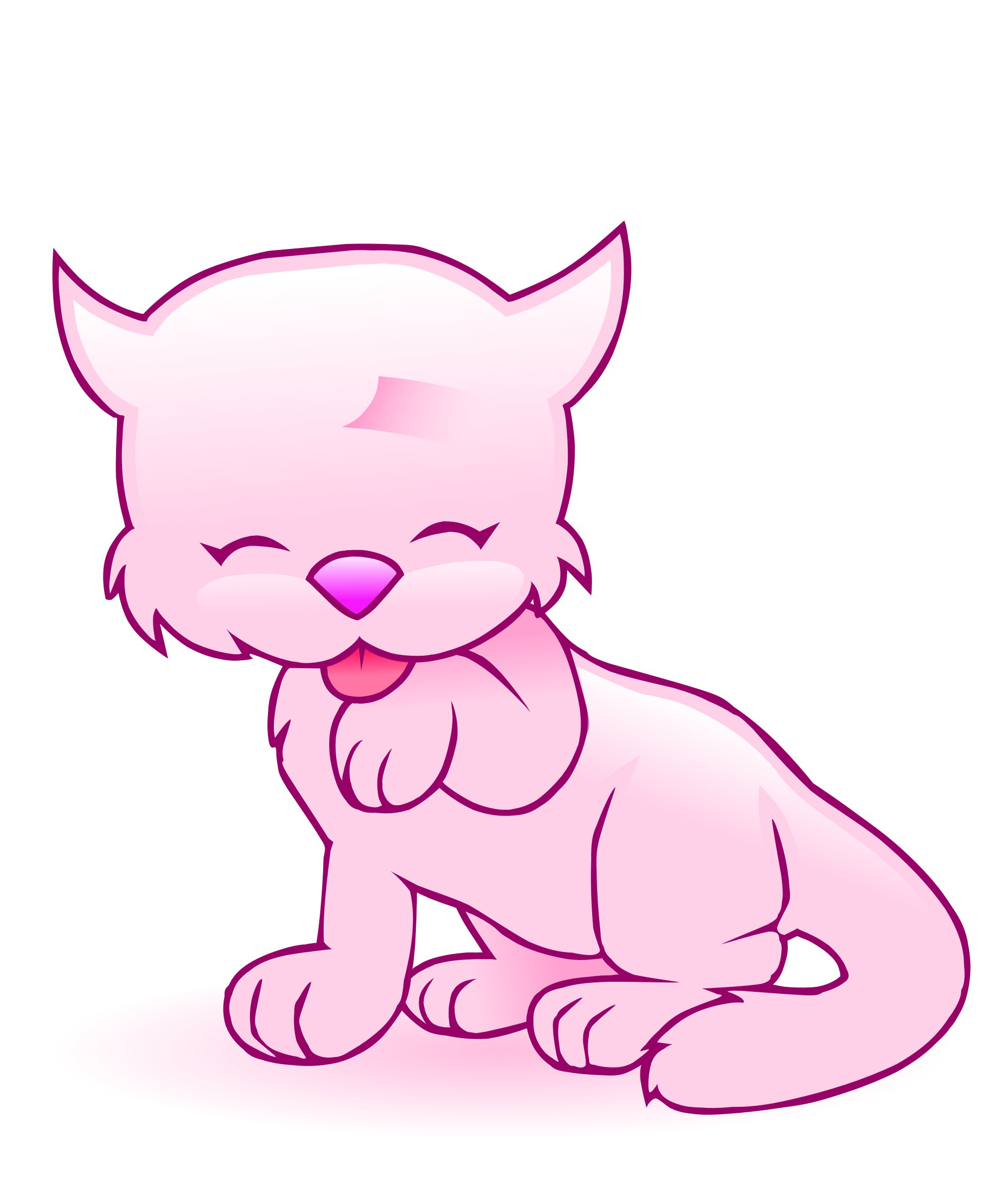 Free Pink Cat Cliparts, Download Free Pink Cat Cliparts png images
