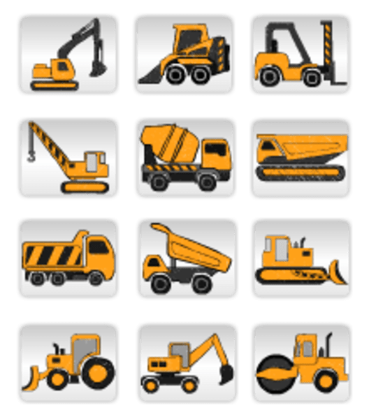 transparent construction equipment clipart Clip Art Library