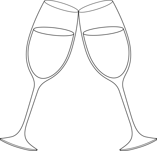 Toasting to Your Love with Wedding Toasting Cliparts