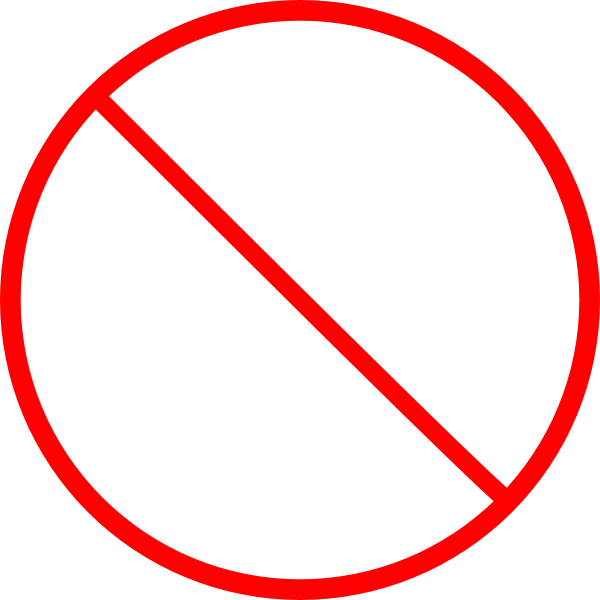 Free Cross Out Sign Transparent, Download Free Cross Out Sign