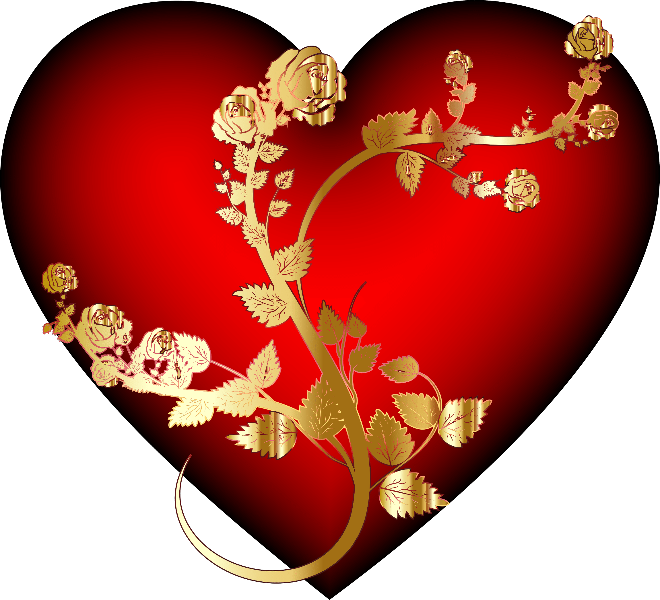 Free Rose Heart Cliparts, Download Free Rose Heart Cliparts png images