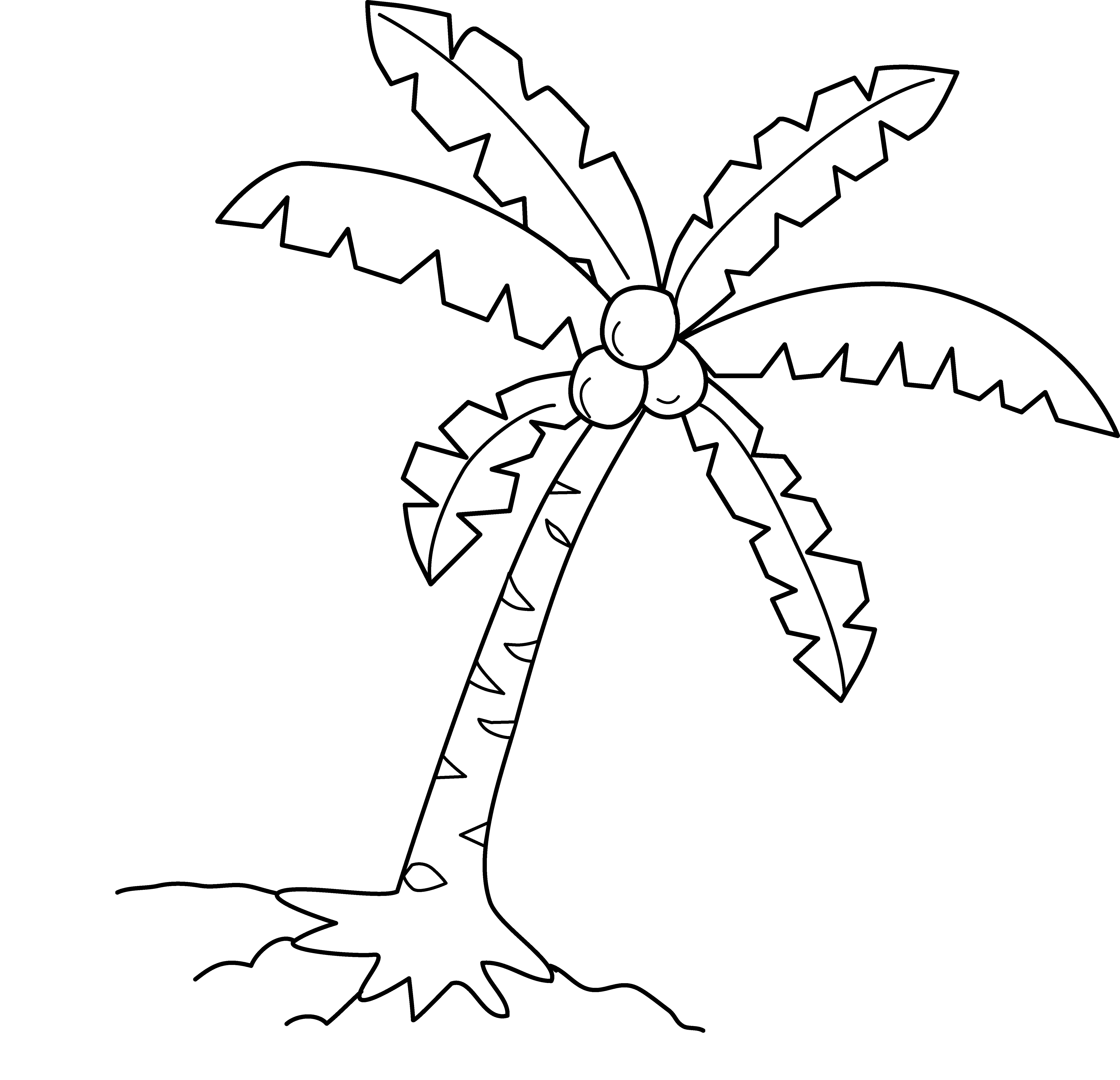 Free Palm Trees Clipart Black And White, Download Free Palm Trees