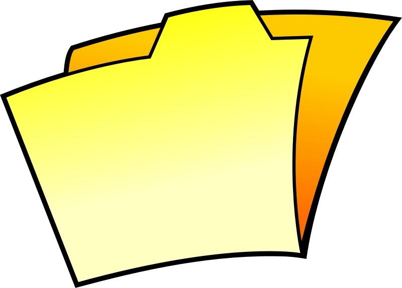 Free Yellow Folder Cliparts, Download Free Yellow Folder Cliparts png