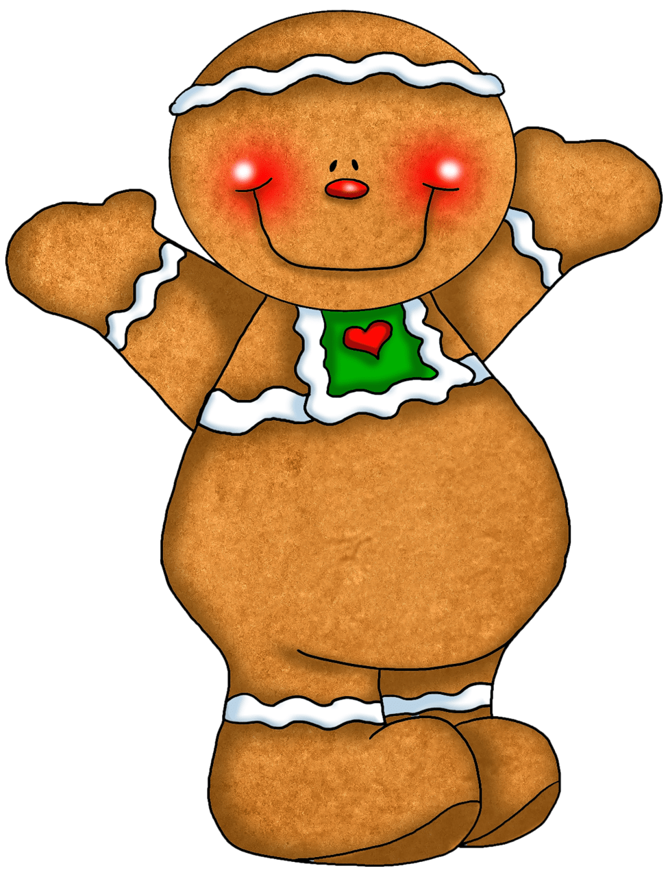 Free Cute Gingerbread Cliparts, Download Free Cute Gingerbread Cliparts png images, Free