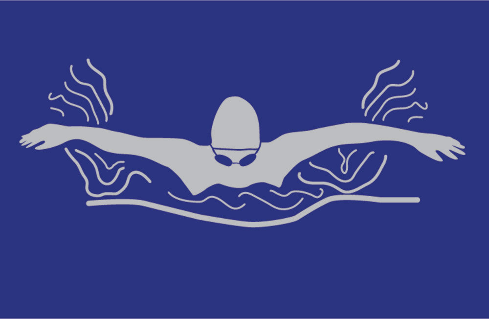 Butterfly Swimmer Clipart
