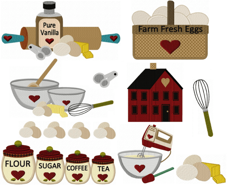 country kitchen clipart Clip Art Library