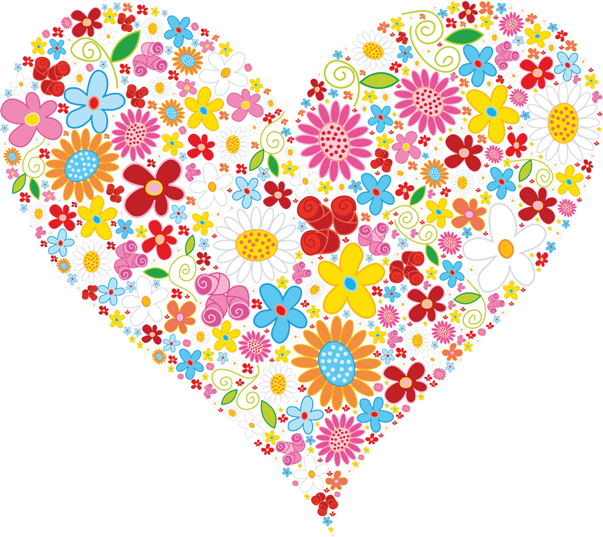 Free Heart Flower Cliparts, Download Free Heart Flower Cliparts png